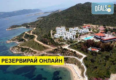 Нощувка на база HB,FB в Agionissi Resort 4*, Амулиани, Халкидики