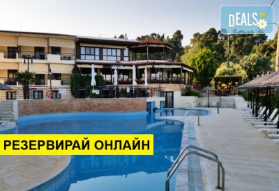 Нощувка на база BB,HB в Makednos Hotel 2*, Никити, Халкидики