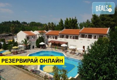 Нощувка на база HB,AI в Macedonian Sun Hotel 3*, Калитеа, Халкидики