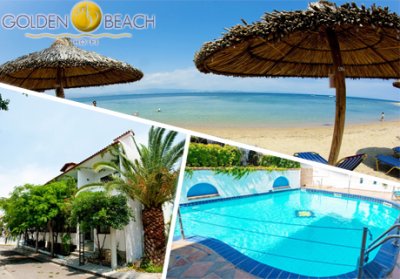Септември нощувка на база All inclusive на 30м. от морето + басейн Across Golden Beach, Потидеа, Халкидики!