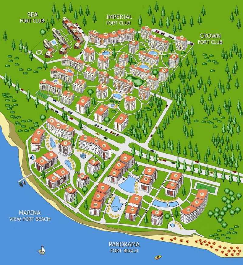 GT Марина & Панорама Форт Бийч Апартмънтс - Снимка 1