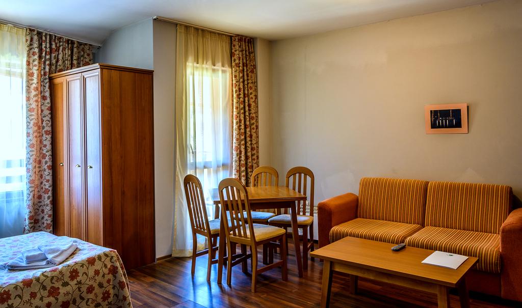 Нощувка на човек в едноспален апартамент + отопляем басей и релакс зона в хотел Евъргрийн, Банско - Снимка 18