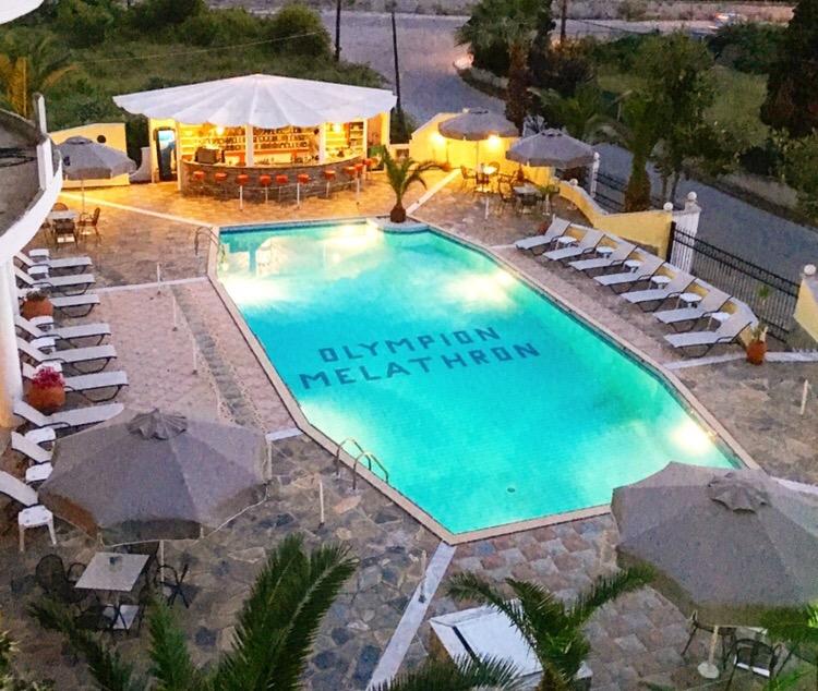 Юли и Август на 100м. от плажа в Платотомос Пиерия, Гърция! Нощувка със закуска и вечеря + басейн в хотел Olympion Melathron - Снимка 16