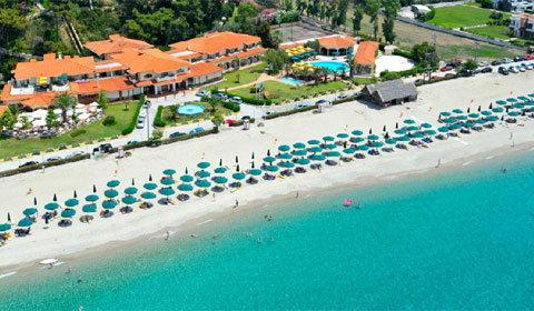 През Май: 3 нощувки със закуски и вечери в хотел Possidi Holidays Resort 5*, Халкидики, Гърция! Дете до 11.99г. - безплатно!