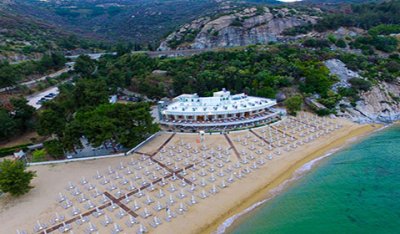 Ранни записвания: 3 нощувки, Ultra All Inclusive в хотел Bomo Tosca Beach 4*, Кавала, Гърция през Май! Дете до 11.99г. - безплатно!
