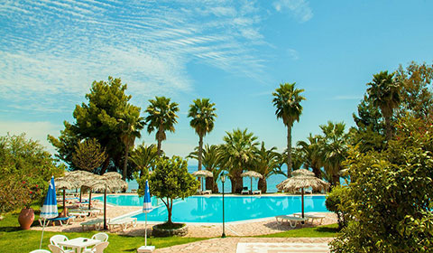 Ранни резервации: 7 нощувки със закуски и вечери в хотел Corfu Senses Resort 3*, о. Корфу, Гърция през Юни! Дете до 12.99г. - безплатно!