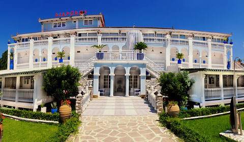 5 нощувки със закуски и вечери в хотел Diaporos 3*, Халкидики, Гърция през Август!