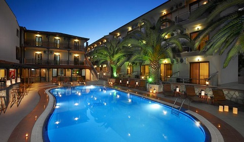 5 нощувки със закуски и вечери или All Inclusive в хотел Simeon 3*, Халкидики, Гърция през Юни и Юли!