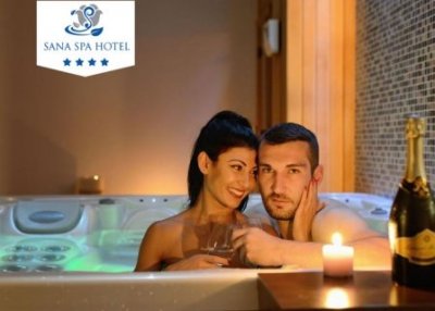 СПА Лято в ХИСАРЯ, САНА СПА ХОТЕЛ 4*: Нощувка със закуска + WELLNESS пакет на цена от 122 лв. за ДВАМА + ДЕТЕ до 11.99 г. БЕЗПЛАТНО!