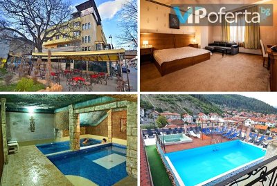 Еднодневен пакет със закуска и вечеря и ползване на СПА в Хотел България, Велинград