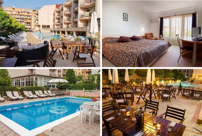 Еднодневен пакет на база All inclusive или Ultra All Inclusive + басейн от Хотел Тропикс и Венера, Свети Влас