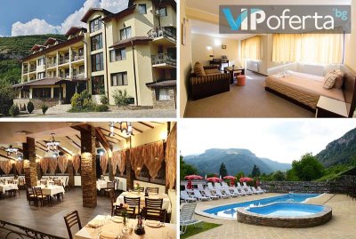 Нощувка за група до 30 възрастни със закуски, обяди и вечери  + Отопляем басейн и джакузи от Хотел Вежен, Рибарица