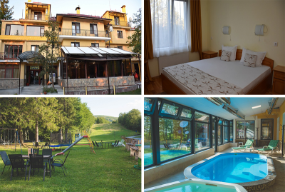 Еднодневен пакет със закуска, басейн и джакузи в Семеен Хотел Сима, Троян