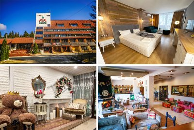 Еднодневен пакет със закуска, опция за вечеря, Sky Spa посещение, ски гардероб, дете до 11,99 Безплатно от Бутиков Хотел Мура***, Боровец