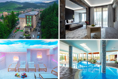 Пакети за ДВАМА със закуска и вечеря + минерални басейни и СПА пакет от СПА Хотел Двореца 5*, Велинград