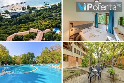 Еднодневен пакет на база All Inclusive + Анимация, басейн, безплатно настаняване на дете до 13  г. в Хотел Преслав, Златни пясъци