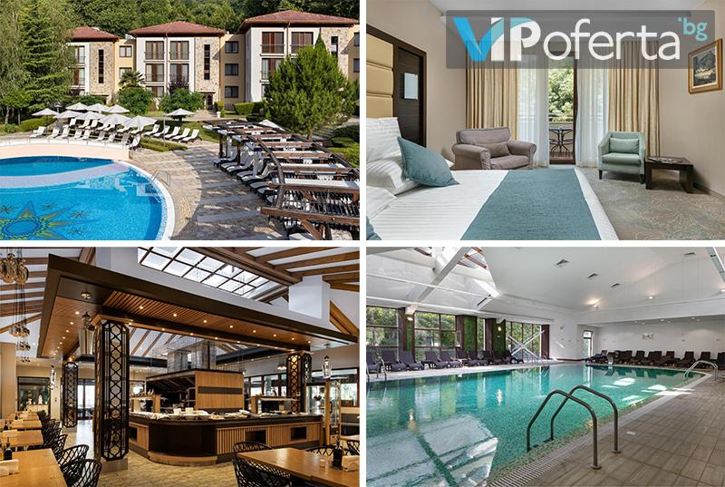 Делничен и уикенд пакет за ДВАМА със закуска, опция за вечеря + басейн, сауна-парк, парк-градина от Парк Хотел Пирин 5*, Сандански