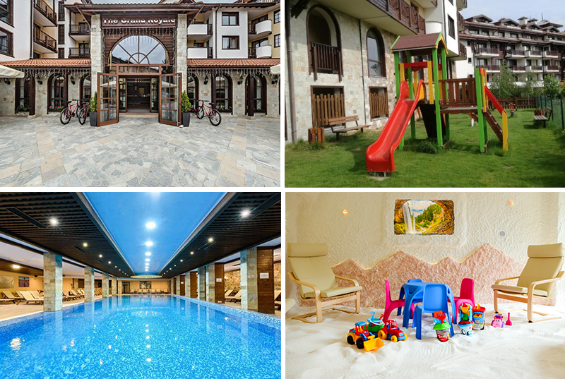 Пакети закуски или закуски и вечери + СПА зона от Гранд Рояле Апартаментен хотел и СПА 4*, Банско