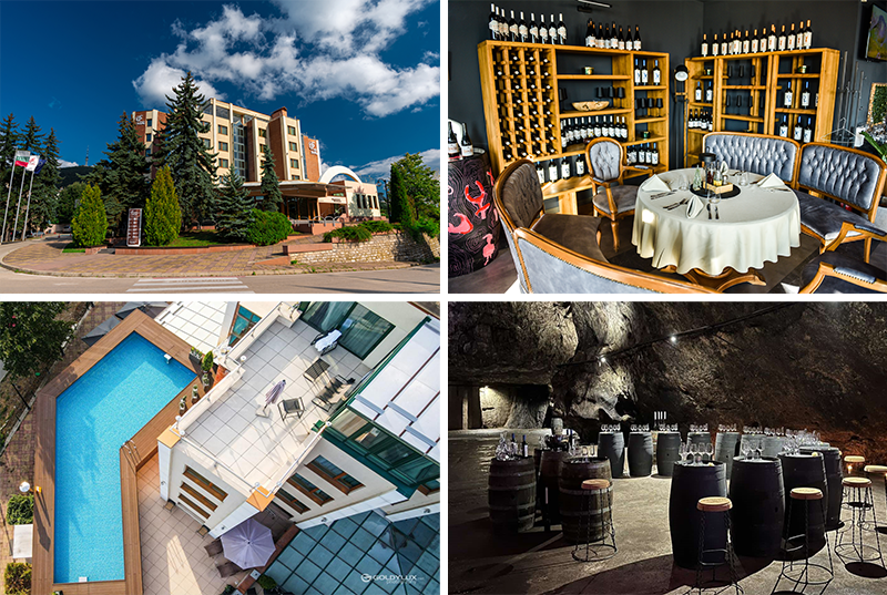 Еднодневен пакет за двама със със закуски + винен тур, басейн и релакс зона в Хотел Скалите 4*, Белоградчик