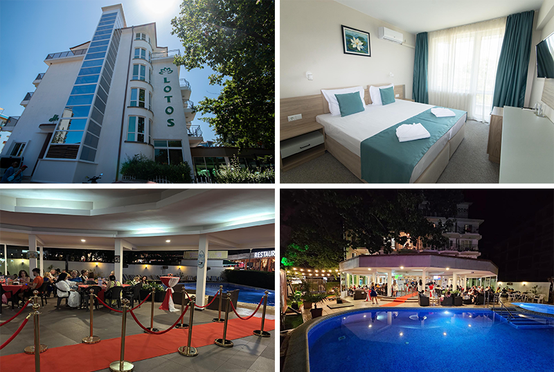 Еднодневен пакет със закуска, обяд и вечеря + ползване на басейн в хотел Лотос - Китен