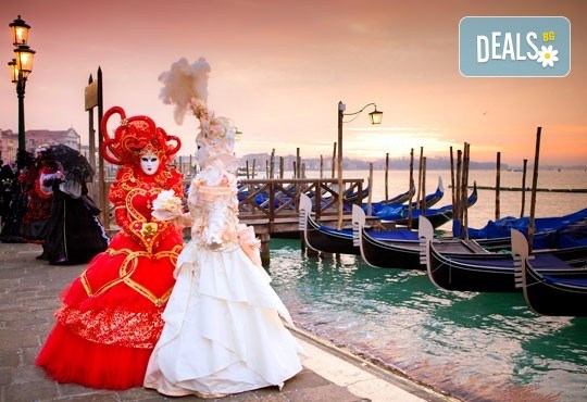 Екскурзия през февруари за Карнавала във Венеция: 3 нощувки и закуски, транспорт