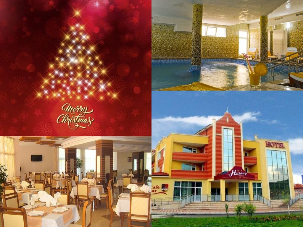 Коледа в хотел Холидей****, Велинград! 2 или 3 нощувки на човек със закуски и празнични вечери с традиционни ястия и DJ + СПА пакет
