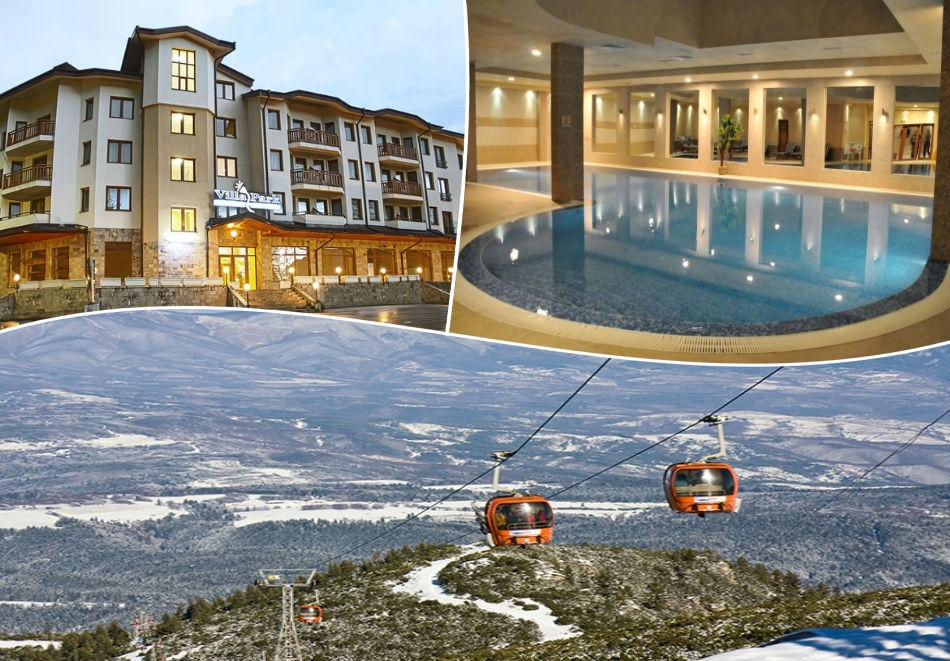 Цяла зима ски и релакс в Боровец! Нощувка на човек със закуска и вечеря  + басейн в хотел Вила Парк