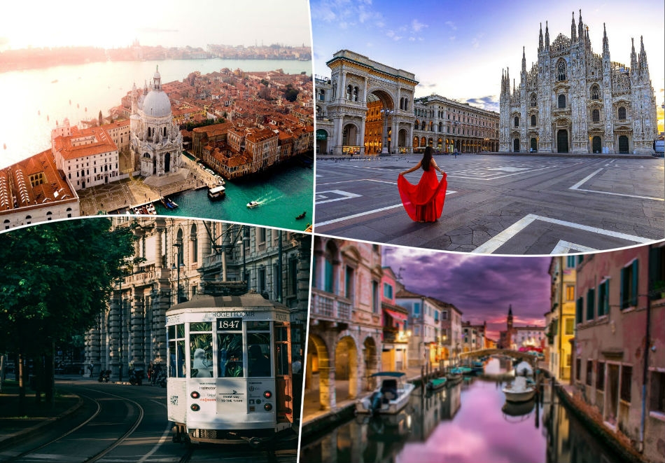 Екскурзия до Венеция и Милано, Италия!. 3 нощувки на човек със закуски + транспорт от ТА България Травъл