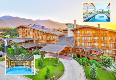 От 20.01 до 31.03 релакс в Разлог: Нощувка на човек на база All inclusive + 4 басейна и спа зона в хотел Пирин Голф Хотел & СПА 5*