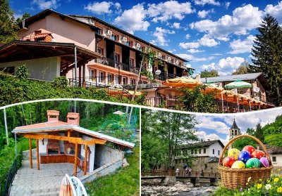 Великден в Дряново! 3 нощувки на човек със закуски, 2 обяда и 3 вечери, едната празнична с неограничено количество вино и ракия в комплекс Поп Харитон