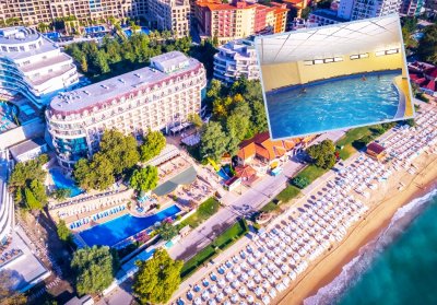 Майски празници на ПЪРВА ЛИНИЯ в Златни пясъци. Нощувка на човек на база All inclusive + вътрешен басейни в хотел Калиакра Палас****