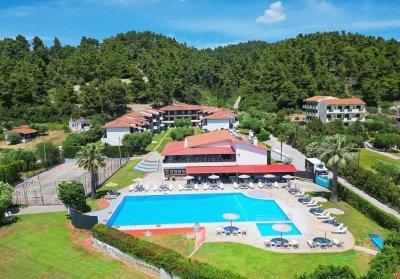 Почивка във Фурка, Гърция: Нощувка на човек на All Inclusive + басейн в хотел Bellagio. Дете до 12г. безплатно