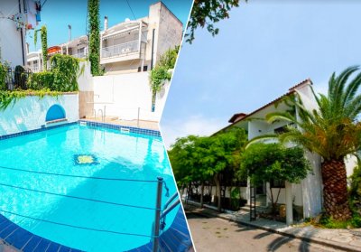 Нощувка на човек на база All inclusive + басейн в Across Golden Beach, на 30м. от морето в Потидеа, Халкидики, Гърция!