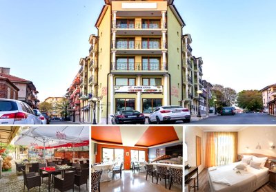 Ранни записвания за лято 2026г в Поморие! Нощувка или нощувка със закуска на човек от хотел Зевс