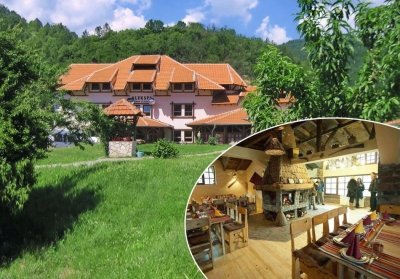 Купон по Сръбски в Етно село Срна, Сърбия: Транспорт + нощувка на човек със закуска и вечеря с музика на живо и неограничена консумация на напитки + посещение на Пирот и Темски манастир