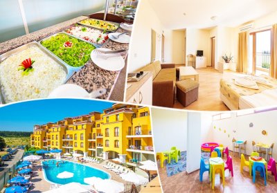 Море 2019 в Созопол! All Inclusive + басейн, шезлонг, чадър и анимация в Серена Резиденс. Дете до 14г. - БЕЗПЛАТНО!!!