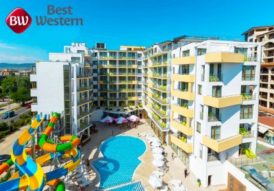 Нощувка на човек на база All Inclusive + басейн в хотел Бест Уестърн Премиум Ин****, Слънчев Бряг. Дете до 12г. безплатно!