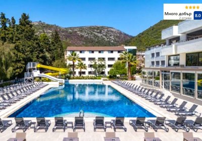 На 250м. от плажа в Кушадасъ, Турция: Автобусен транспорт + 7 нощувки на човек на база All Inclusive в PROXIMA HOTEL 4*. Дете до 11.99г. безплатно!