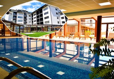 СКИ почивка в Банско! 1, 3, 4, 5, 6 или 7 нощувки на човек на база All Inclusive light + отопляем вътрешен басейн и релакс зона от хотел Роял Банско Апартмънтс