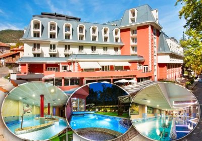 Уикенд в хотел Акватоник****, Велинград! 2+ нощувки на човек със закуски и вечери* + външен и вътрешен минерален басейн и СПА пакет