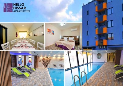 Почивка в Хисаря: Нощувка на човек със закуска + минерален басейн и релакс зона от хотел Хелоу Хисар