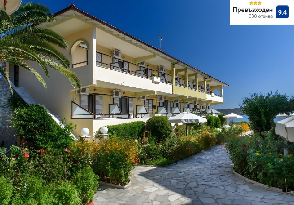 Ранни записвани на о.Амулиани, Гърция! Нощувка със закуска на човек в Hotel Sunrise. Дете до 5.99г. БЕЗПЛАТНО!