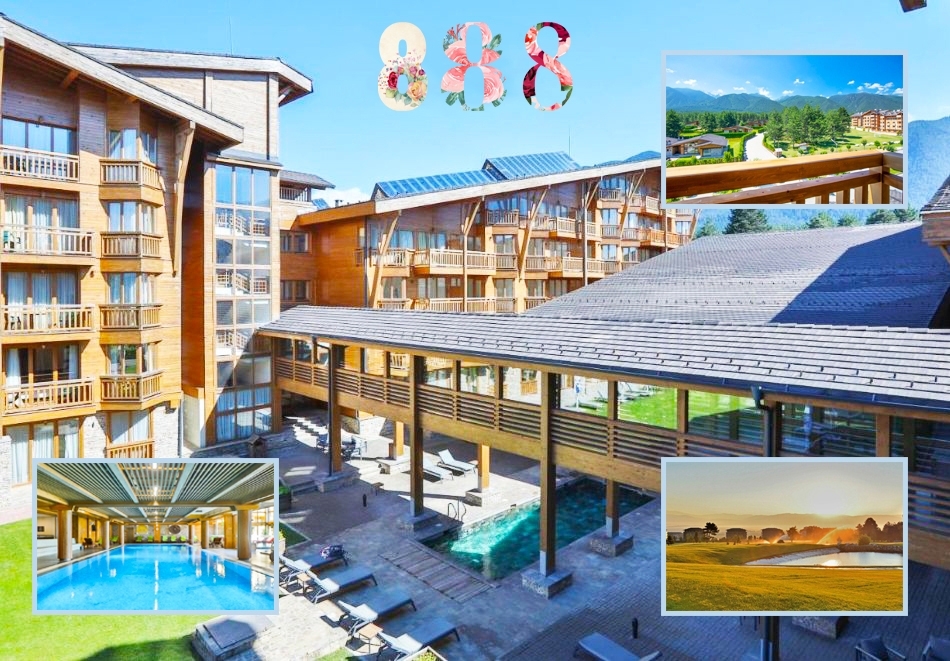 8-ти март в Разлог: 2 нощувки на човек със закуски и вечери, едната празнична с програма + гол урок + 4 басейна и спа зона в Пирин Голф & Кънтри клуб 4*