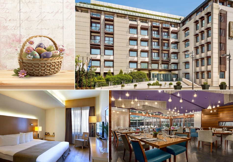 Великден в Солун, Гърция: 2 или 3 нощувки на човек със закуски, 1 или 2 вечери + Великденски обяд с жива музика в хотел Lazart 5*. Безплатно дете до 5.99 г.