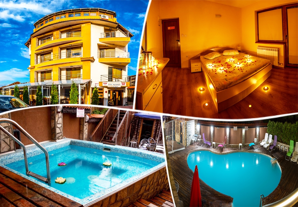 Релакс, почивка и басейн с топла минерална вода в Семеен хотел Илиевата къща, Сапарева баня