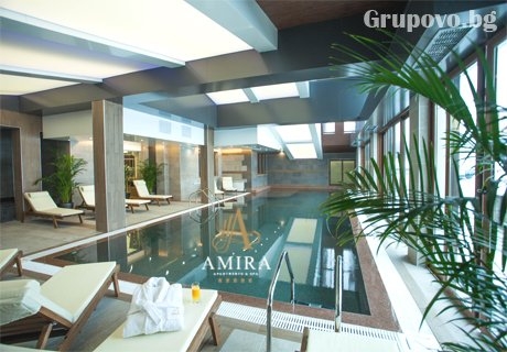 Майски празници в Банско! Нощувка на човек със закуска или закуска и вечеря + басейн и релакс зона в хотел резиденс Амира*****
