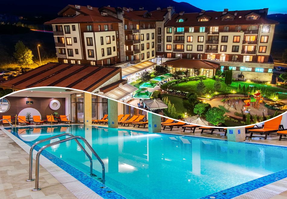 Нощувка на човек със закуска + вътрешен отопляем басейн и СПА зона от Мурите Клуб Хотел, до Банско