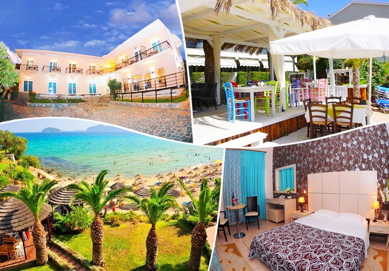 В разгара на лятото на плажа в Кавала, Гърция! Нощувка за двама, трима или четирима със закуска + частен плаж, чадър и шезлонг във Вила Николас!