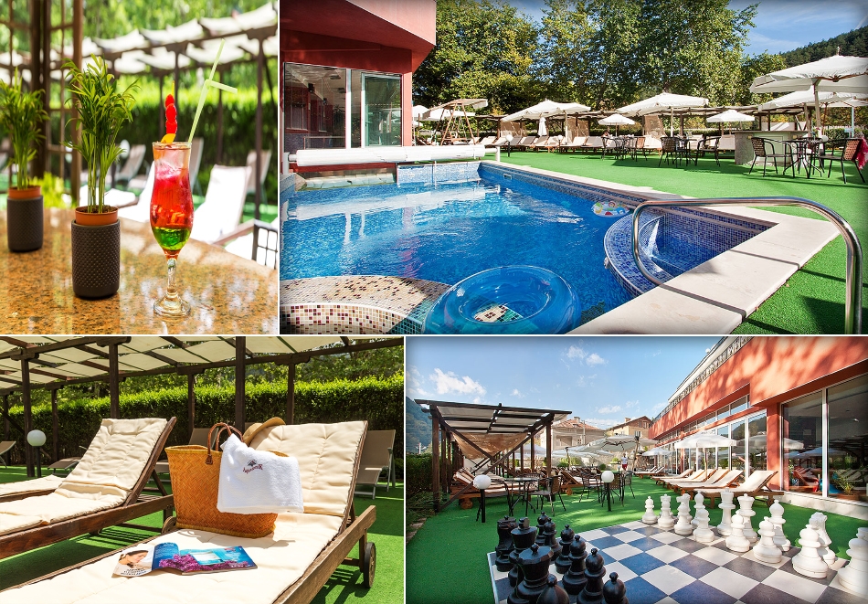 Почивка в хотел Акватоник****, Велинград! Нощувка на човек със закуска и вечеря* + външен и вътрешен минерален басейн и СПА пакет