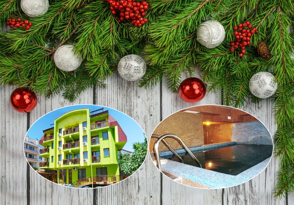 Коледа в Хисаря. 3, 4 или 5 нощувки на човек със закуски + вътрешен басейн и релакс пакет в Хотел Грийн Хисаря